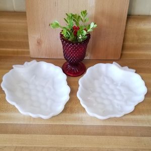 Vintage Dining - Pair of Hazel Atlas Fruit Dishes Vintage Dining - Pair of Hazel Atlas Fruit Dishes